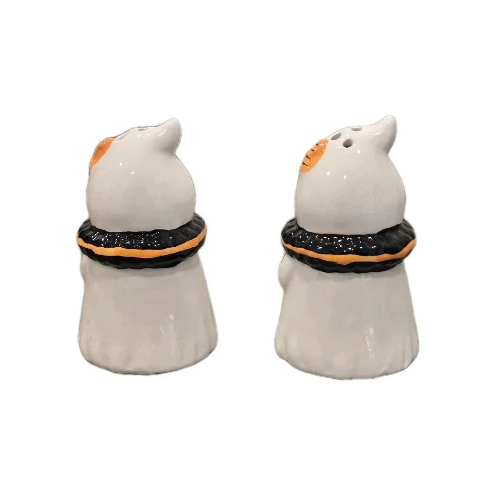 New Ghost Halloween Salt & Pepper Shakers Salt N Pepper Dinning Decor Set